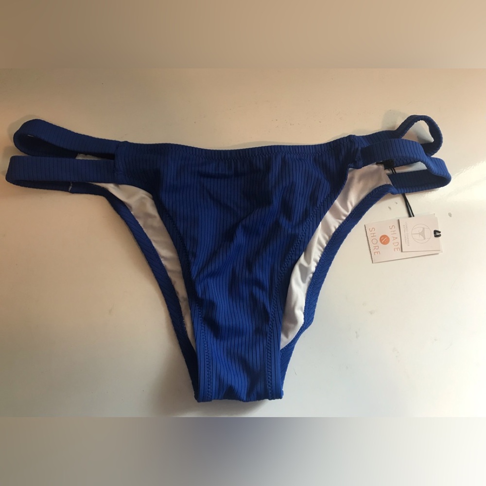 NWT Shade & Shore Ribbed Bikini Bottoms Large 12/14